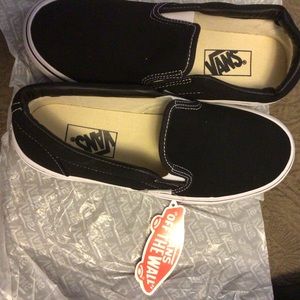 Black Slip Ons